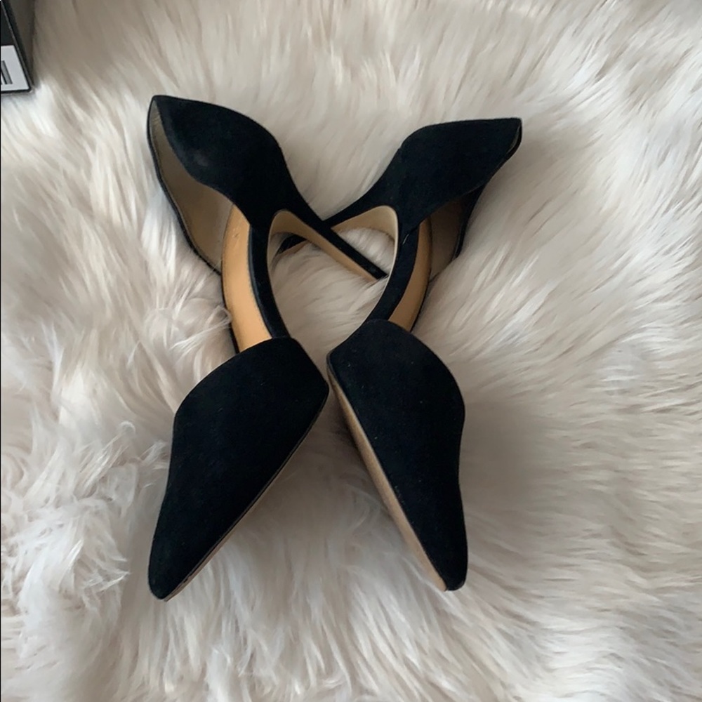 J.Crew Factory Lana Black Suede Pumps - Picture 6 of 8